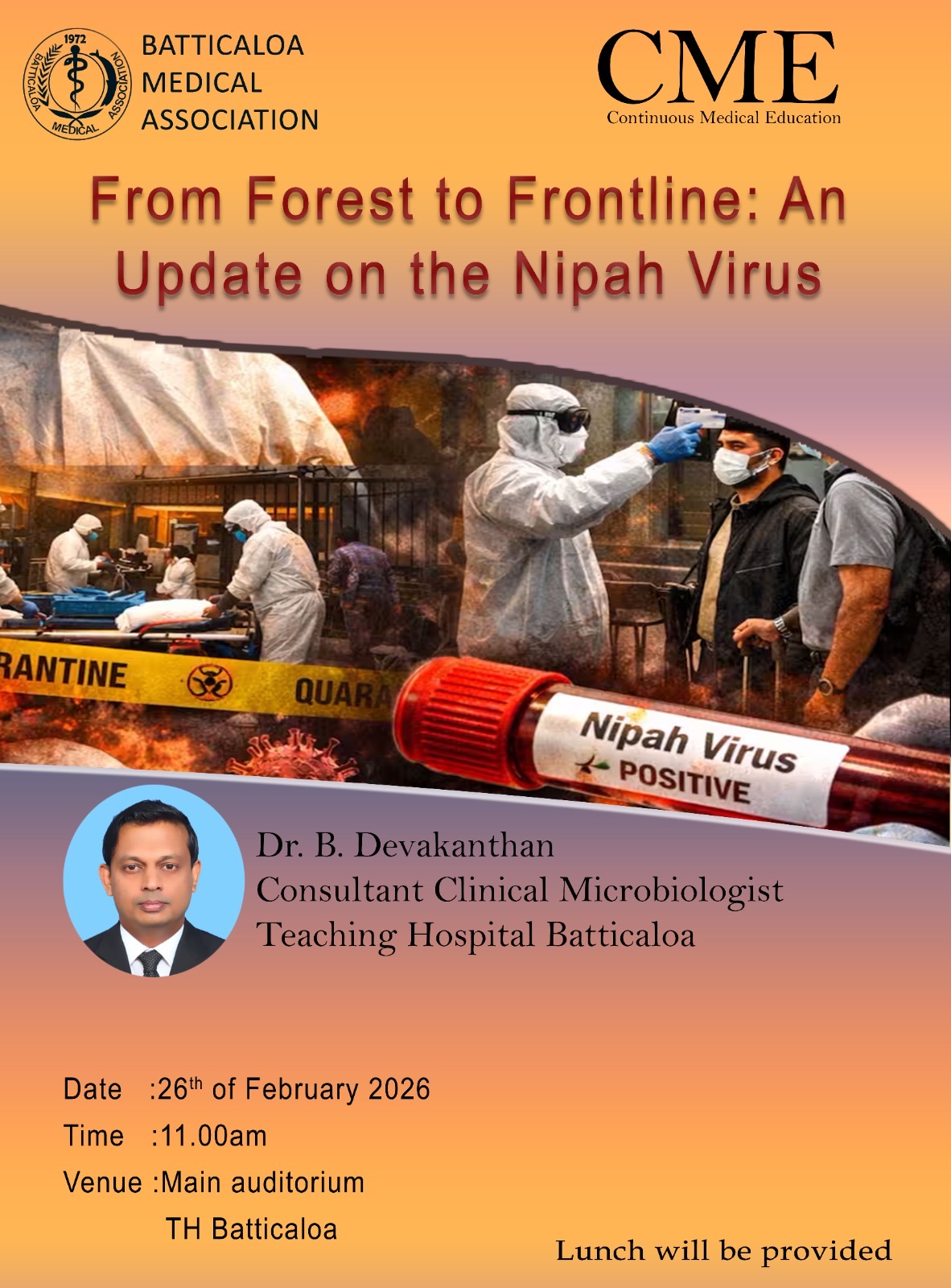 From Forest to Frontline: An Update on the Nipah Virus